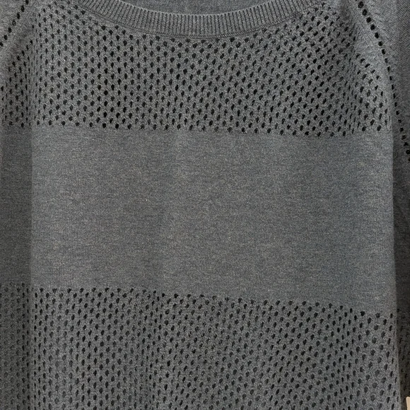 Lole Scoop Neck Lightweight Knit Sweater in Slate Blue - Picture 4 of 9